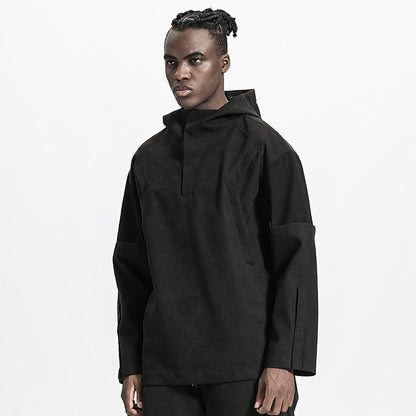 Patchwork panel Warrior Hoodies & Sweatshirts With Durable Ripstop For men
