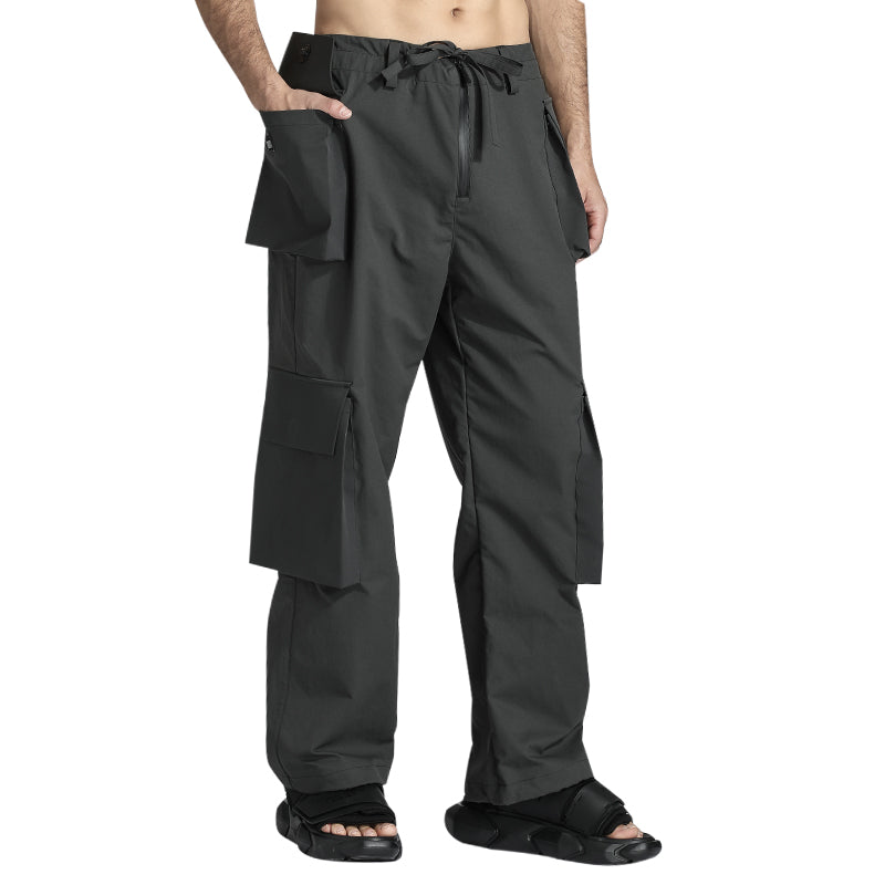 Minimalist Warrior Cargo Pants With Multi-Pocket Design For men