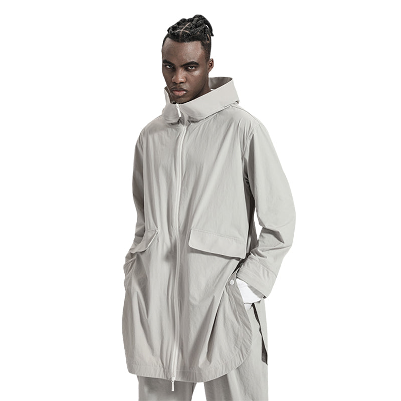 Longline Warrior Coats With Windproof For men