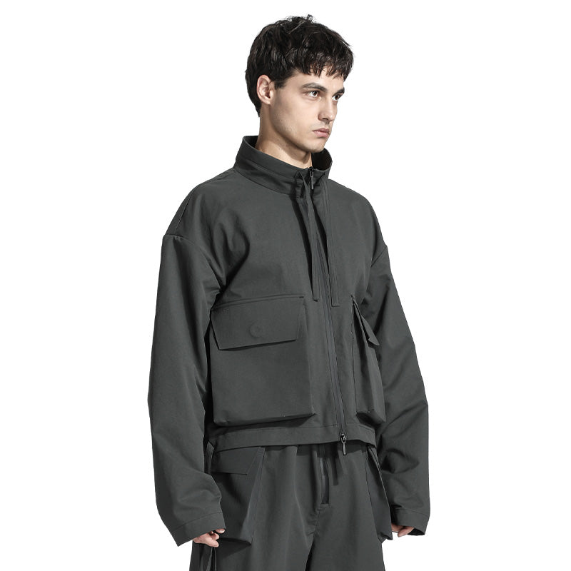 Loose/Relaxed Fit Warrior Jackets With Multi-Pocket Design For men