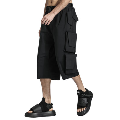 Utilitarian Warrior Shorts With Breathable Mesh For men