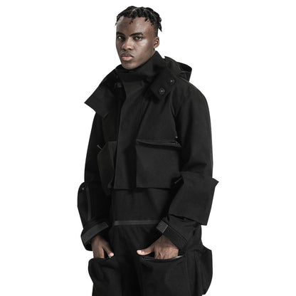 Futuristic Design Warrior Jumpsuits With Multi-Pocket Design For men
