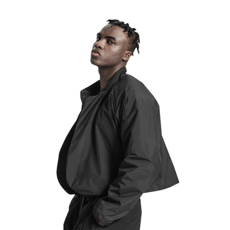 Cropped Length Warrior Padded Jackets With Hidden Pocket For men