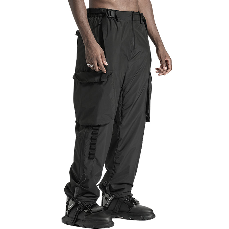 Utilitarian Warrior Cargo Pants With Multi-Pocket Design For men