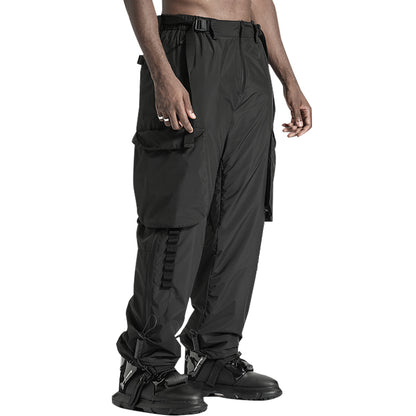 Utilitarian Warrior Cargo Pants With Multi-Pocket Design For men