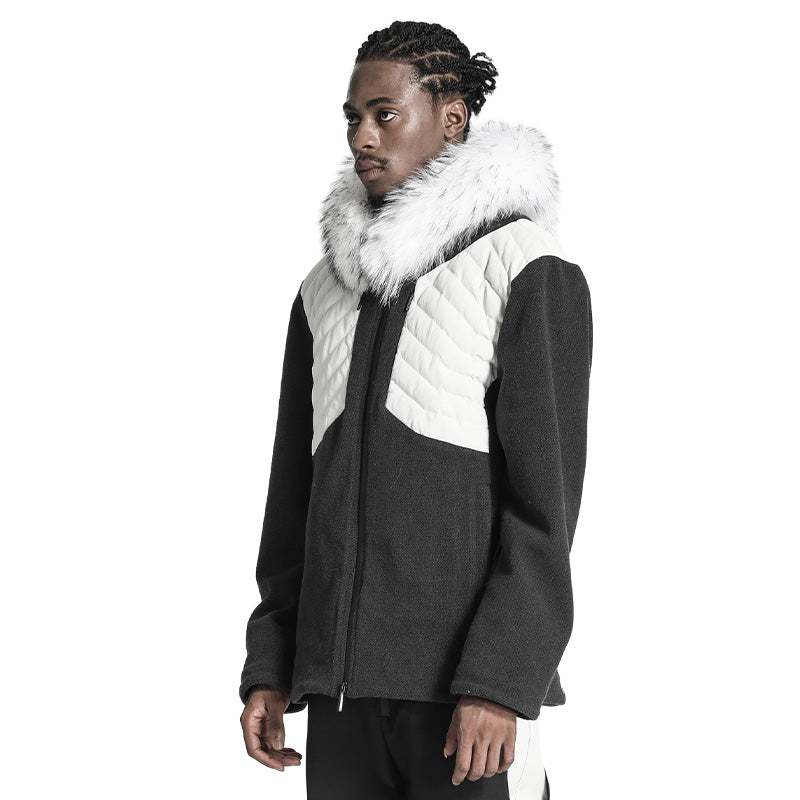 Futuristic Design Warrior Jackets With Two-Way Zipper For men