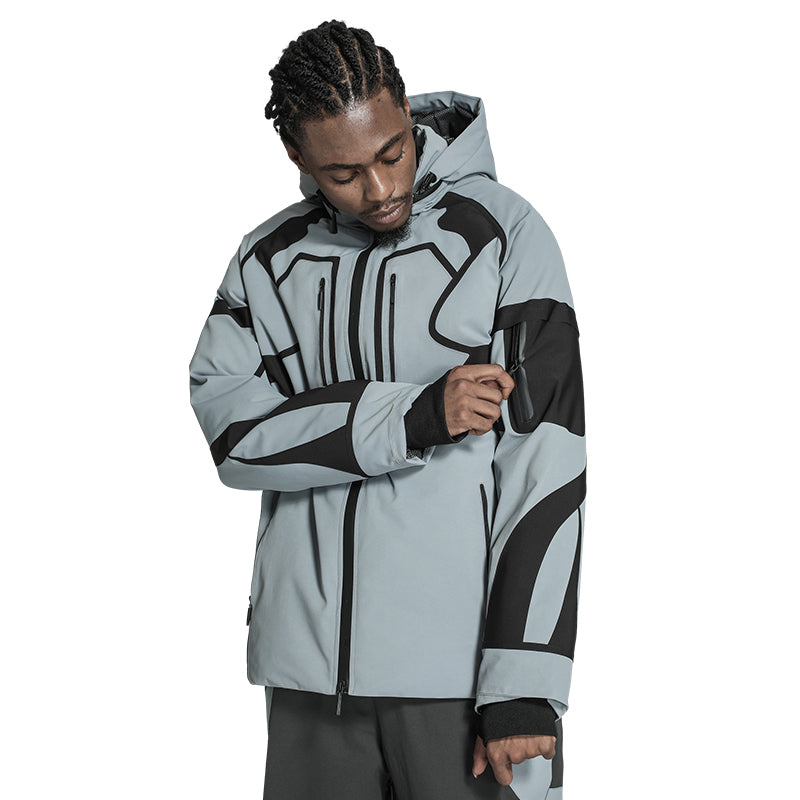 Outdoor Tech Warrior Padded Jackets With Two-Way Zipper For men
