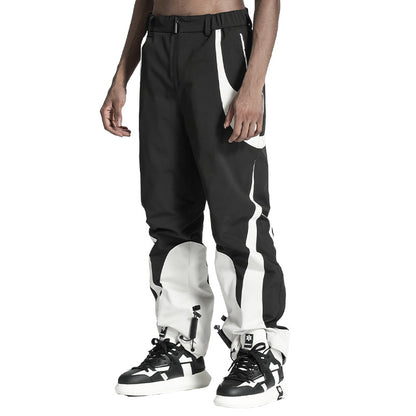 Futuristic Design Warrior Hardshell Pants With Elastic Waistband For men