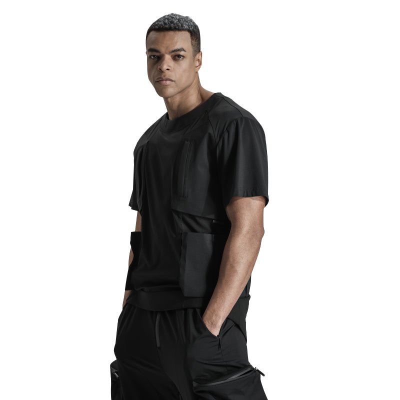 Utilitarian Warrior T-Shirts With Durable Ripstop For men
