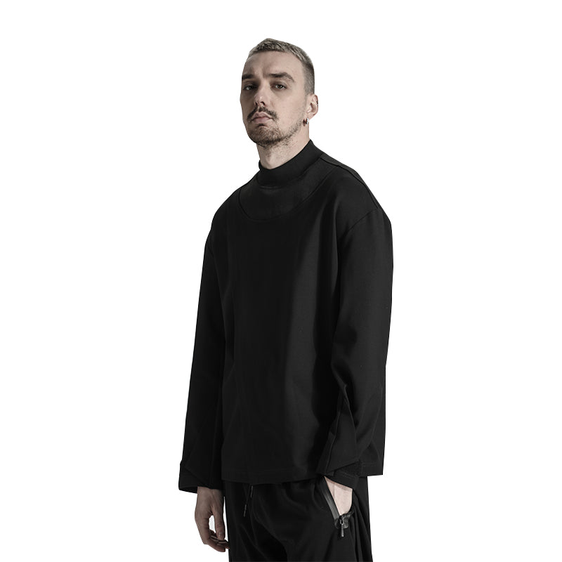 Patchwork panel Warrior Shirts With Durable Ripstop For men