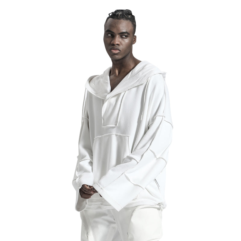 Minimalist Warrior Hoodies & Sweatshirts With Ribbed Cuffs/Hem For men