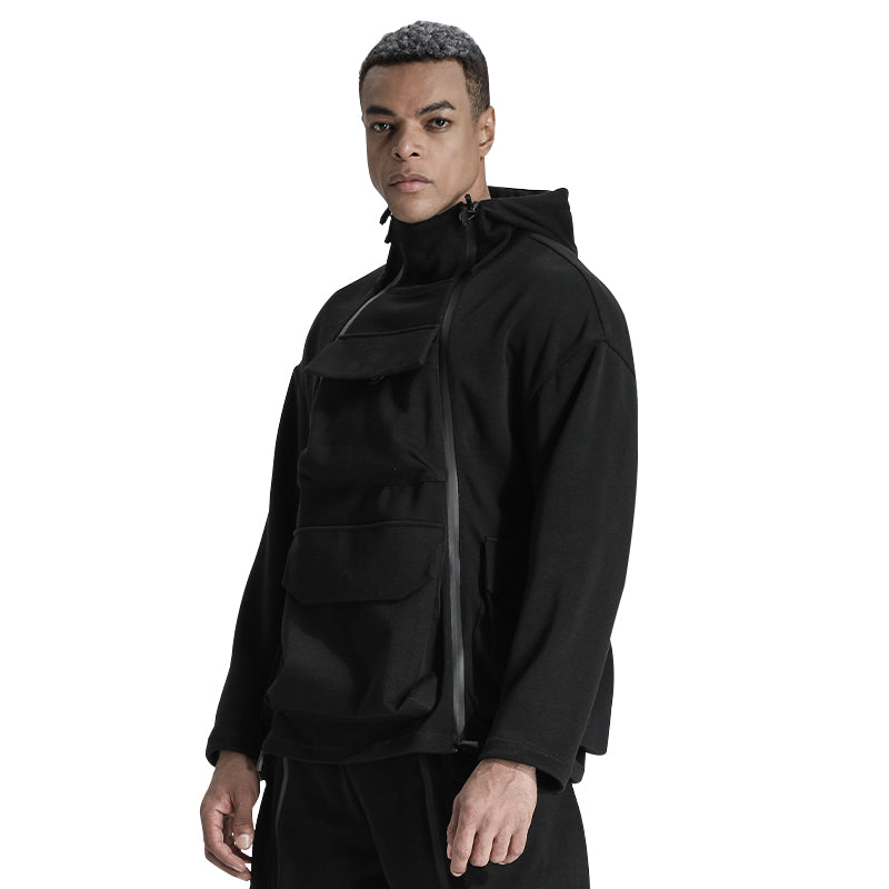 Avant-Garde Warrior Jackets With Multi-Pocket Design For men