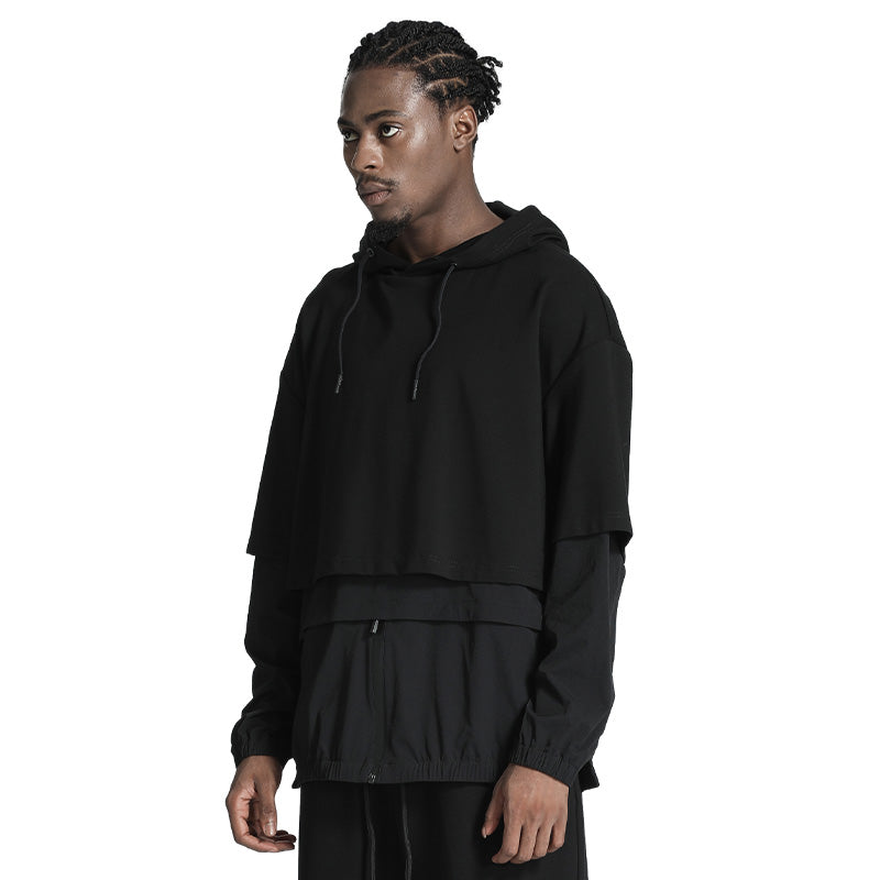 Streetwear Warrior Hoodies & Sweatshirts With Ribbed Cuffs/Hem For men