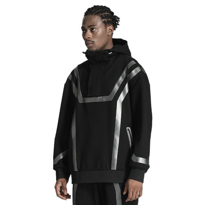 Futuristic Design Warrior Hoodies & Sweatshirts With Ribbed Cuffs/Hem For men