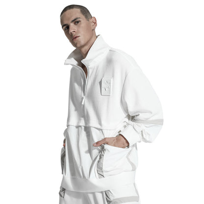 Futuristic Design Warrior Hoodies & Sweatshirts With Ribbed Cuffs/Hem For men