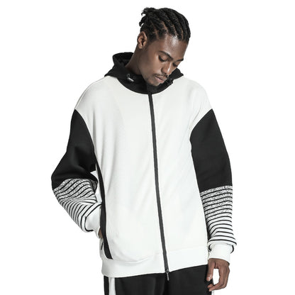 Futuristic Design Warrior Hoodies & Sweatshirts With Ribbed Cuffs/Hem For men