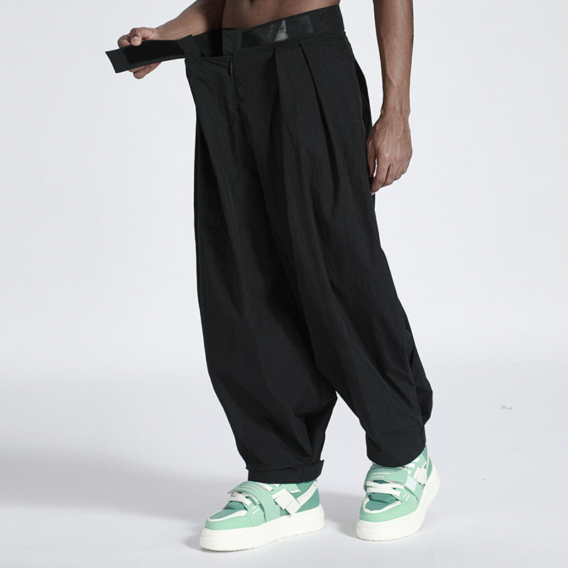 Minimalist Warrior Cargo Pants With Elastic Waistband For men