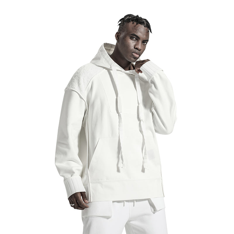 Cyberpunk Aesthetic Warrior Hoodies & Sweatshirts With Ribbed Cuffs/Hem For men