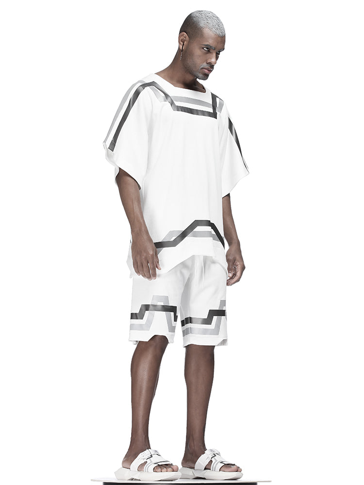 Techwear Style Warrior T-Shirts With Durable Ripstop For men