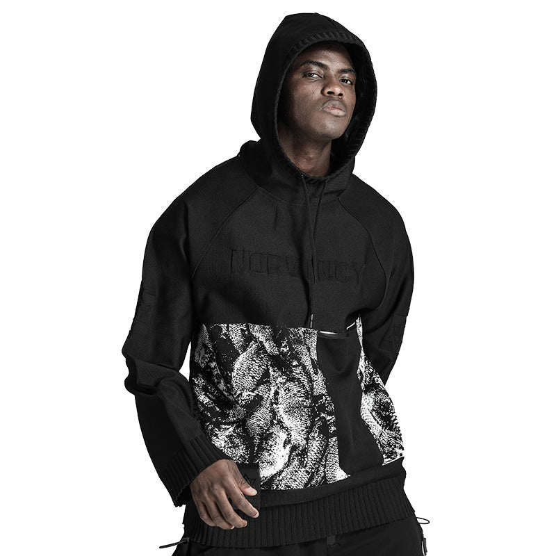 Avant-Garde Warrior Knitwear With Durable Ripstop For men