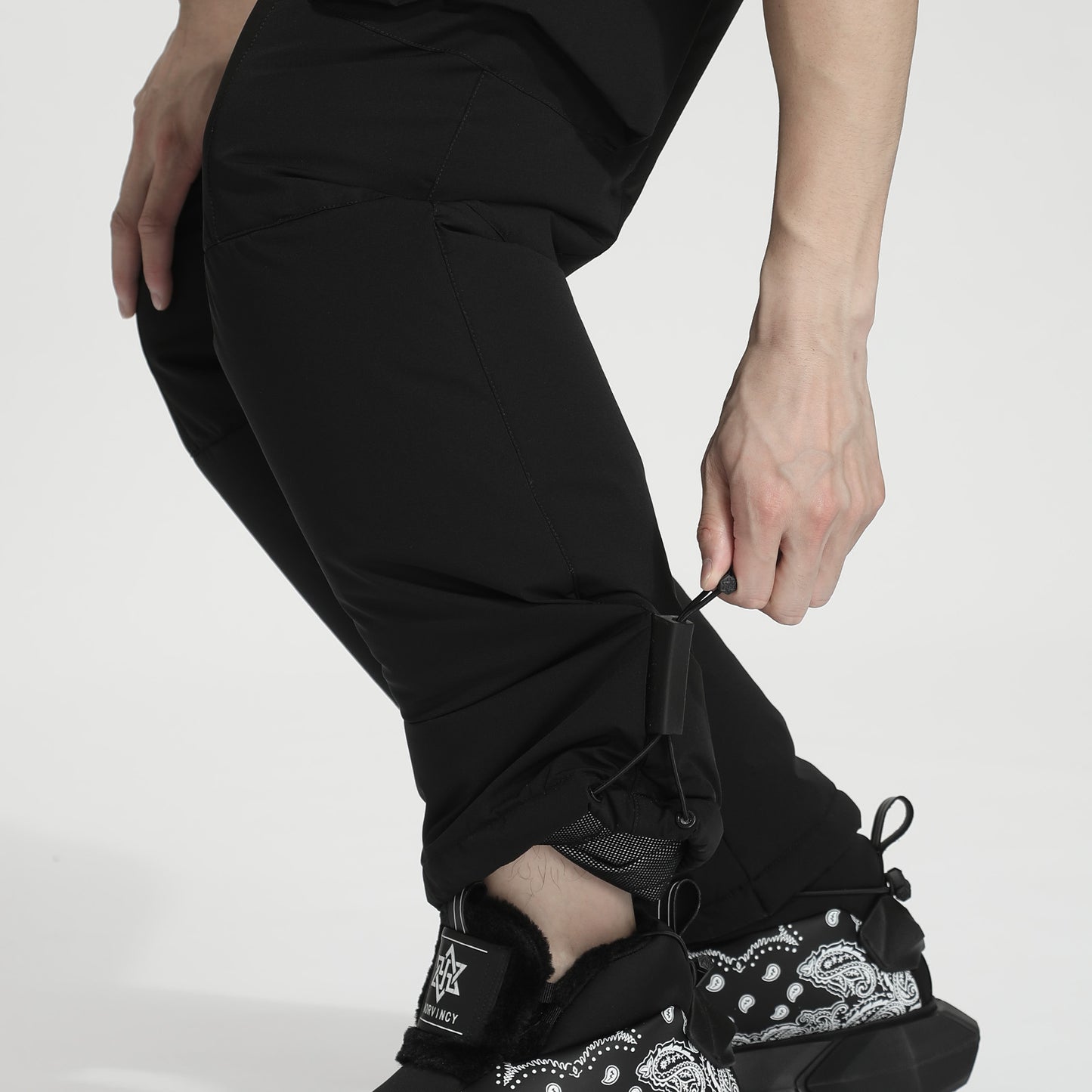 Loose/Relaxed Fit Warrior Fleece / Cotton Pants With Durable Ripstop For men