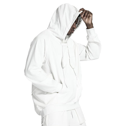 Streetwear Warrior Hoodies & Sweatshirts With Adjustable Drawstring For men