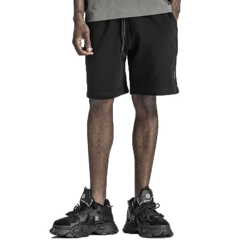 Minimalist Warrior Shorts With Elastic Waistband For men