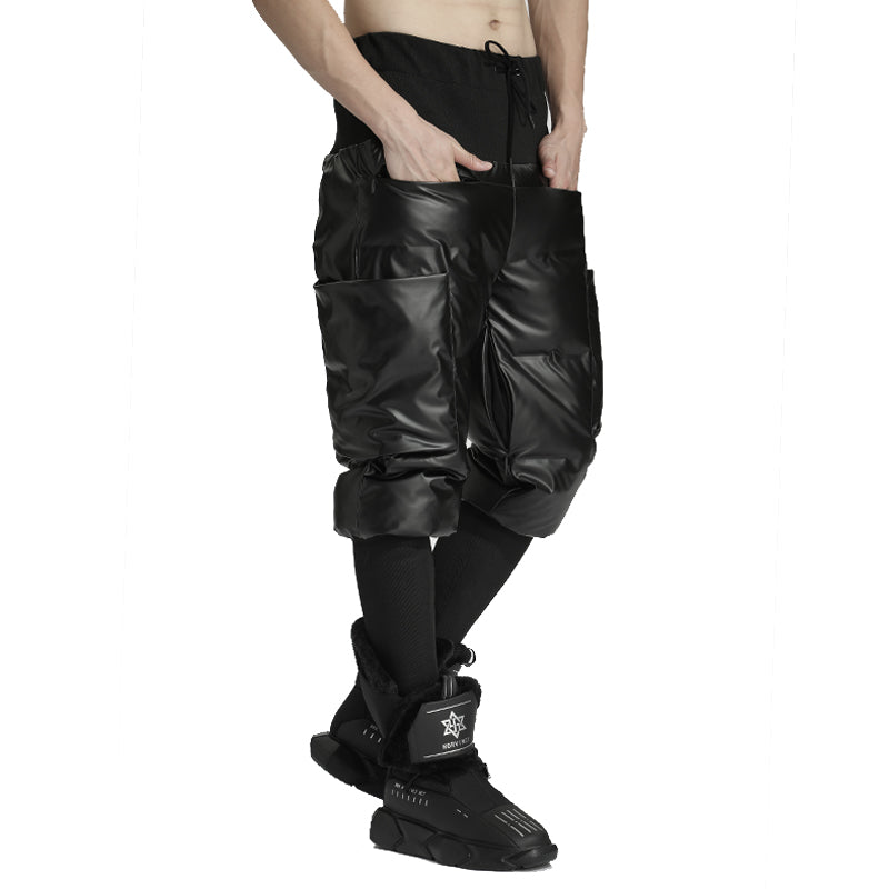 Streetwear Warrior Fleece / Cotton Pants With Elastic Waistband For men