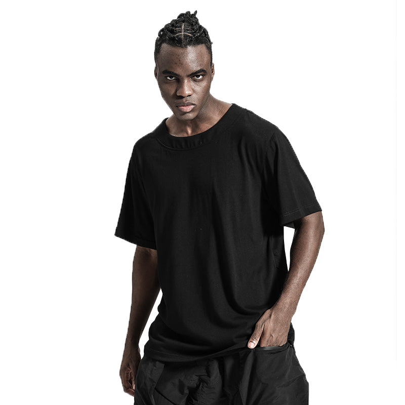 Patchwork panel Warrior T-Shirts With Durable Ripstop For men