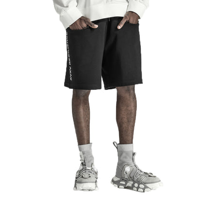 Minimalist Warrior Shorts With Elastic Waistband For men