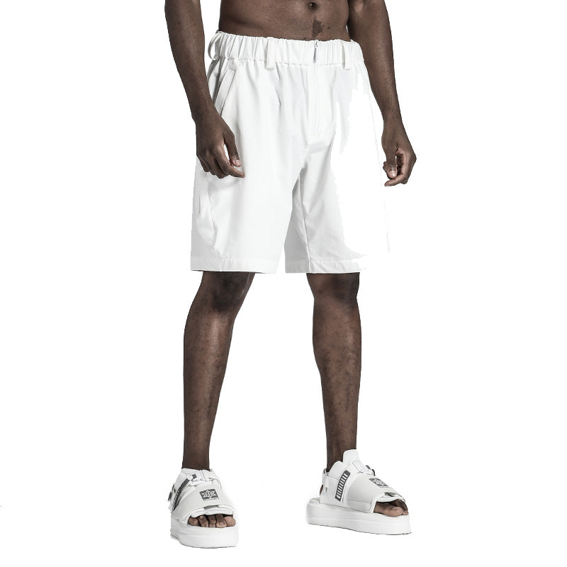 Minimalist Warrior Shorts With Elastic Waistband For men