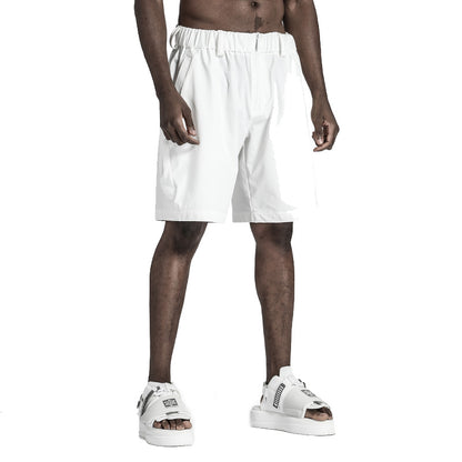 Minimalist Warrior Shorts With Elastic Waistband For men