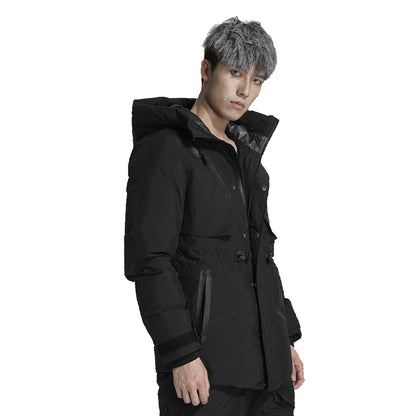 Tactical Warrior Down Jackets With Two-Way Zipper For men