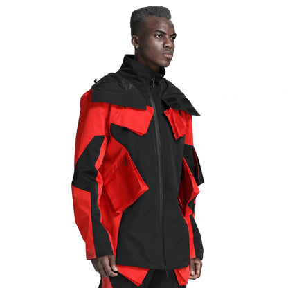 Techwear Style Warrior Windbreakers With Windproof For men