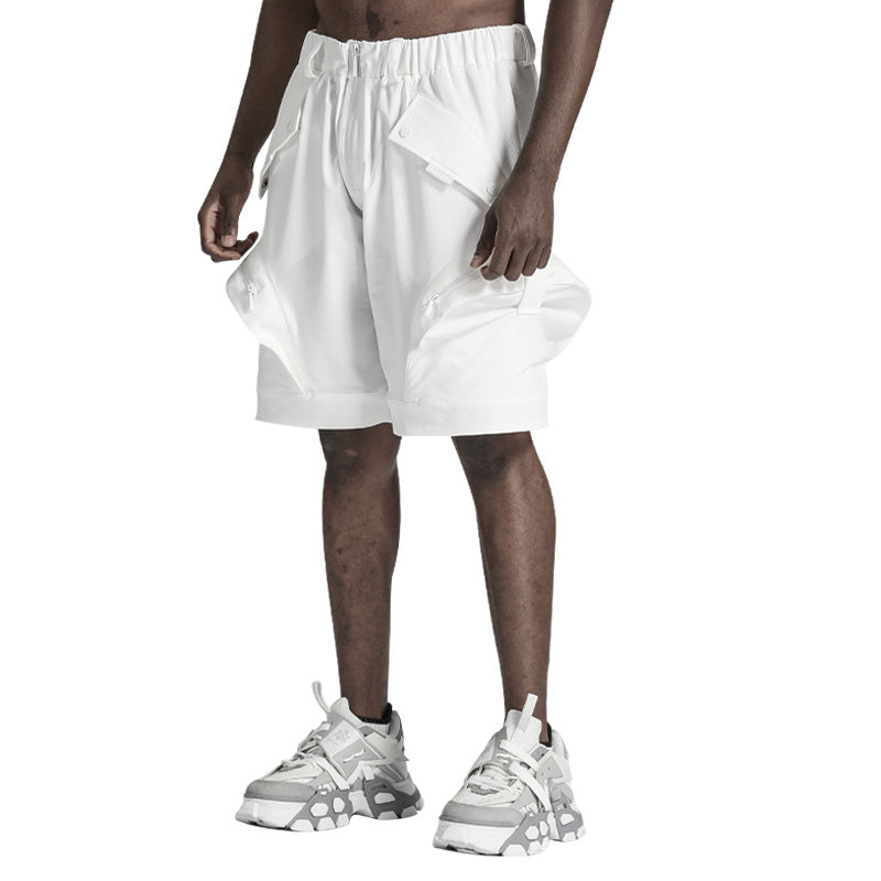 Loose/Relaxed Fit Warrior Shorts With Multi-Pocket Design For men