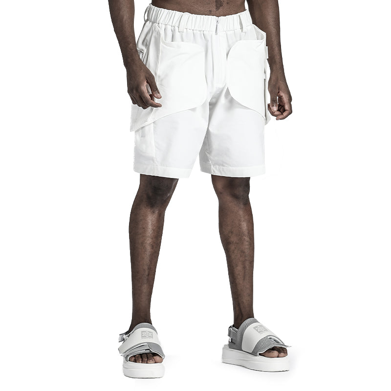 Utilitarian Warrior Shorts With Multi-Pocket Design For men