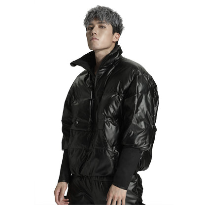 Cropped Length Warrior Padded Jackets With Windproof For men