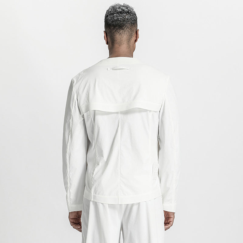 Futuristic Design Warrior Jackets With Magnetic Buckles For men