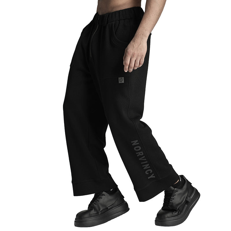 Minimalist Warrior Sweatpants With Adjustable Drawstring For men