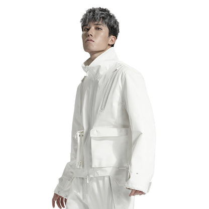 Minimalist Warrior Windbreakers With Hidden Pocket For men