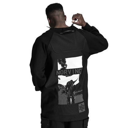 Avant-Garde Warrior Knitwear With Durable Ripstop For men