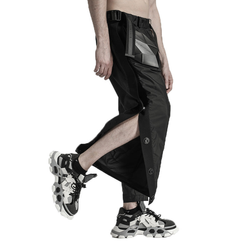 Cyberpunk Aesthetic Warrior joggers With Elastic Waistband For men