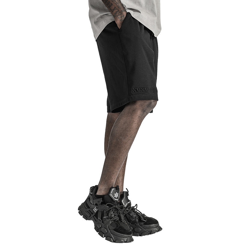 Minimalist Warrior Shorts With Elastic Waistband For men