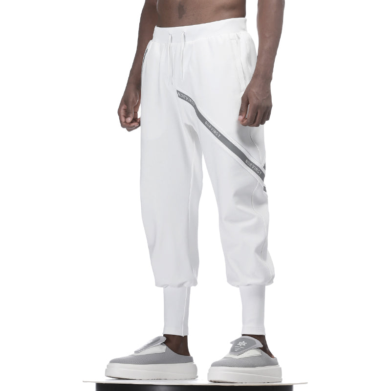 Streetwear Warrior Sweatpants With Elastic Waistband For men