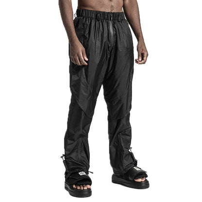 Futuristic Design Warrior joggers With Breathable Mesh For men