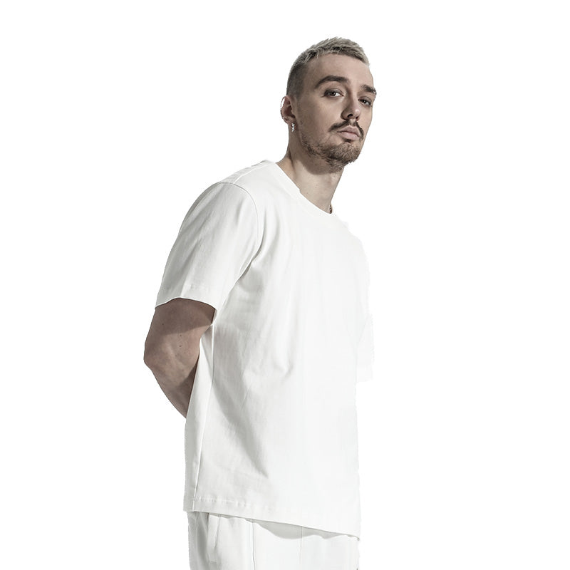 Patchwork panel Warrior T-Shirts With Multi-Pocket Design For men