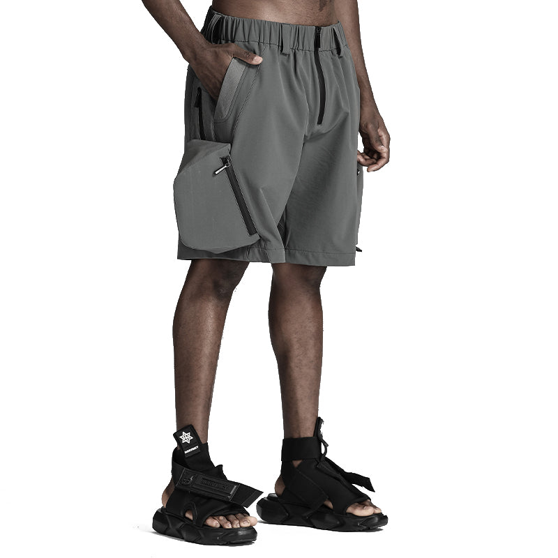 Loose/Relaxed Fit Warrior Shorts With Multi-Pocket Design For men