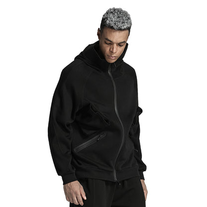 Streetwear Warrior Hoodies & Sweatshirts With Multi-Pocket Design For men
