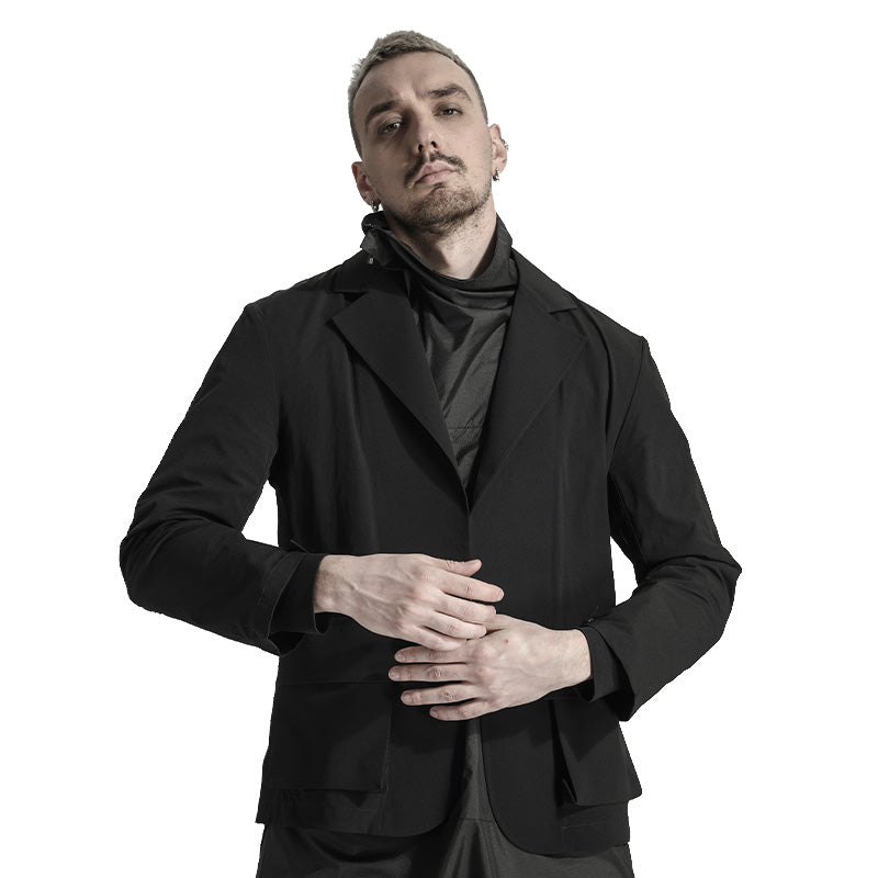 Minimalist Warrior Jacket With Multi-Pocket Design For men