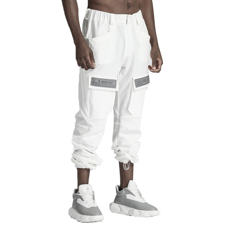Utilitarian Warrior Cargo Pants With Multi-Pocket Design For men